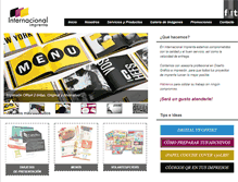 Tablet Screenshot of imprentainternacional.com